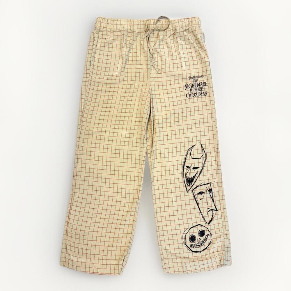 Disney The Nightmare Before Christmas Pajama Pants Unisex Large Plaid